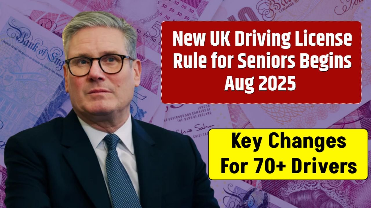 New UK Driving License Rule for Seniors Begins Aug 2025
