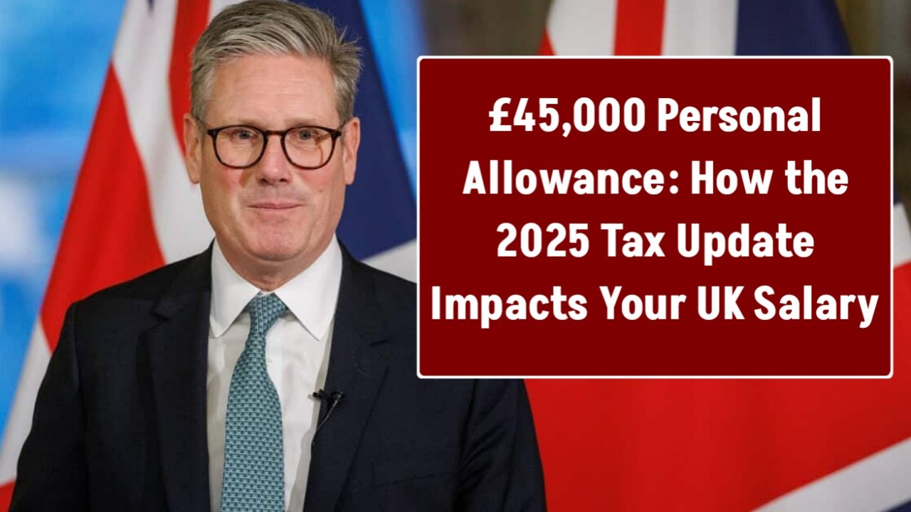 £45,000 Personal Allowance: How the 2025 Tax Update Impacts Your UK Salary