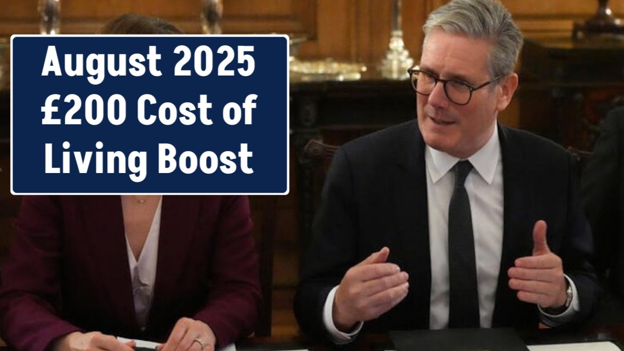 August 2025 £200 Cost of Living Boost